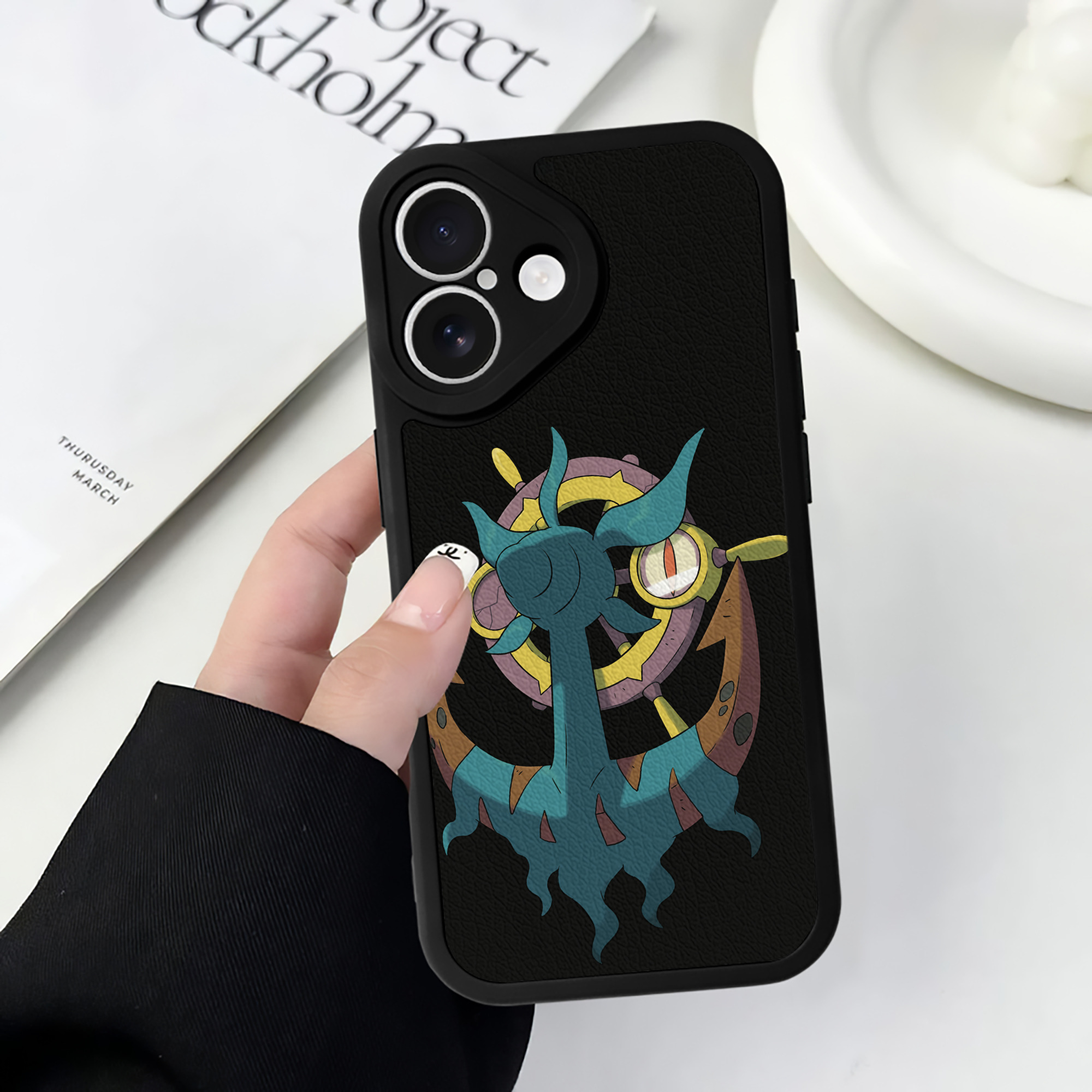 （画像用） ポケットモンスター Pokémon 【iPhone 16シリーズ対応】シリコンスマホケース（レザー調） 材質：シリコン
